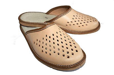 Mens leather slippers with orthopedic inserts all sizes