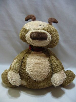 Jellycat Puppy Dog 18 Tan Brown Plush Stuffed Animal Unique Plump