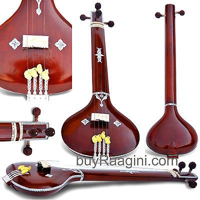 TANPURI/FLAT/T UN WOOD/4 STRING/BOX/DRO NE/TAMBURI~TAN PURA TAMBURA