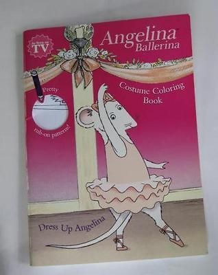 AG Angelina Ballerina Costume Coloring + Rag Doll Book