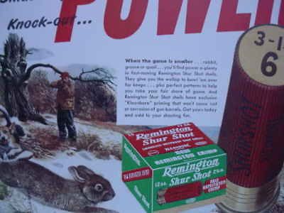 1949 Remington Express & Shur Shot Shell Boxes Poster