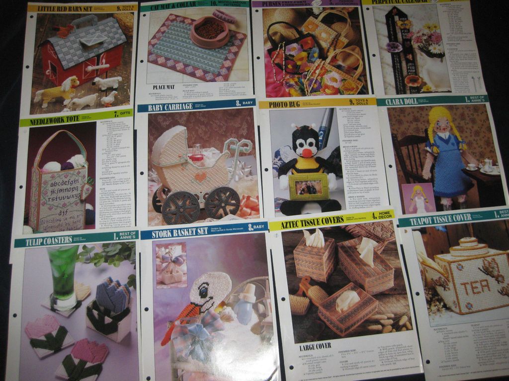 YOUR CHOICE ANNIES ATTIC PLASTIC CANVAS PATTERNS #4 SE E PHOTOS, LIST