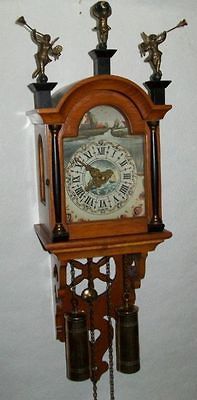 vintage DUTCH WALL CLOCK ZAANSE SCHIPPERTJE WARMINK Friesenuhr