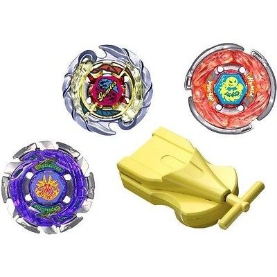 TAKARA BEYBLADE BB56 ATTACK & BALANCE TYPE EVIL GEMIOS + AQUORIO