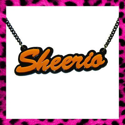 ED SHEERAN SHEERIO NECKLACE PLUS LEGO HOUSE A TEAM ORANGE PAW GIFT