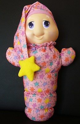 Vintage Retro Playskool Pink Glow Worm Nightlight Gloworm Light Up