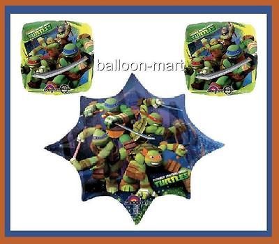 XL BALLOONS TEENAGE MUTANT NINJA TURTLES tmnt PARTY BIRTHDAY