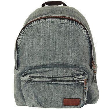 Eastpak Padded Pakr Back Pack in Grey Denim. Supersized Version