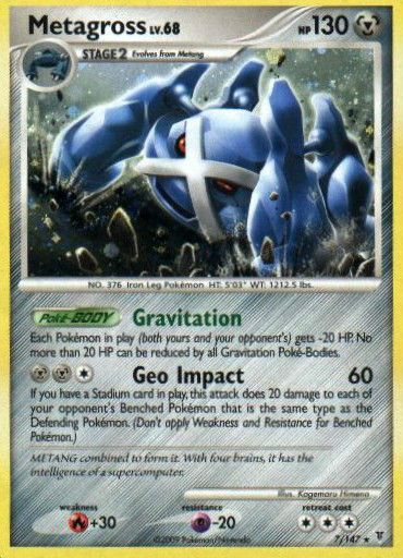 Metagross 7/147 Platinum Supreme Victors HOLO MINT Pokemon