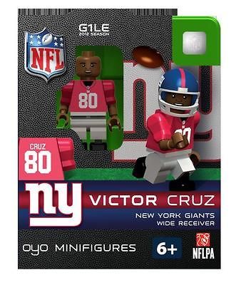 Victor Cruz Oyo Mini Fig Figure Lego Compatible New York Giants NIP