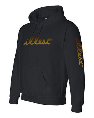 ILLEST JDM Gold Logo HONDA GOLF Hoodie Sweatshirt hip hop TAYLOR GANG