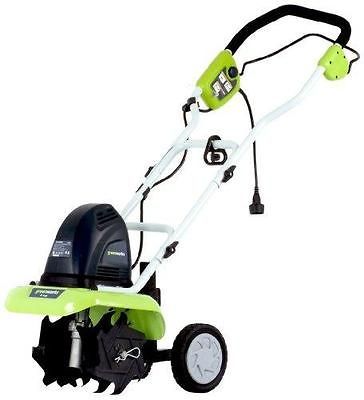 GREENWORKS 27012 10 8 AMP ELECTRIC CULTIVATOR/TIL LER