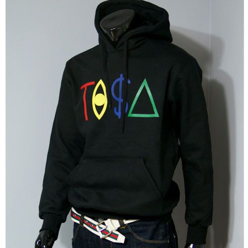 NEW TISA TI$A LOGO WINTER HOODIE (BLACK)