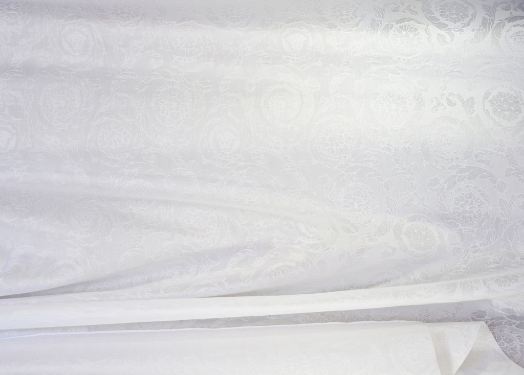 Versace Vanity Medusa Curtain Fabric White 118.11 x 157.5 // 3.00 m