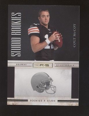 B06035 2010 R & S Studio Rookies Gold #15 Colt McCoy RC 111/500