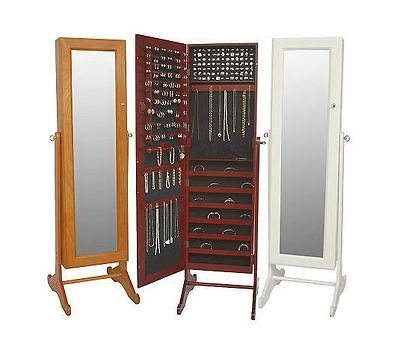 Gold & Silver Safekeeper Mirrored Jewelry Cabinet by Lori Greiner box