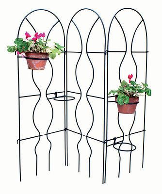 Single Metal Powdercoat Wall Trellis   FT 11