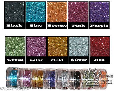 2g loose GLITTER pots face body nail art craft make up eye shadow