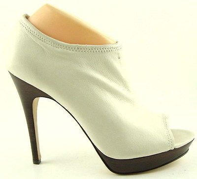 VIA SPIGA ELVIS Porcelain Nappa Womens Shoe Booties 7.5