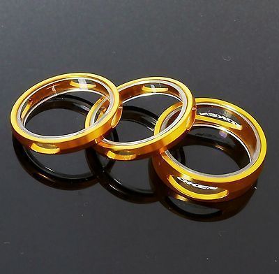 Token TKd1221 CNC 1 1/8 3D Spacer Super Lite, CNC Alloy Spacer Gold