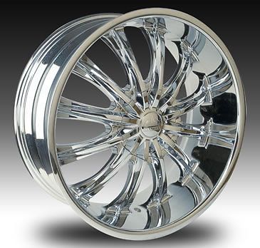 22 BENTCHI B15 Wheels Chrome 22X9.5 6lug 12hole 6x135/139.7 et 30 Lot