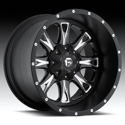 THROTTLE D513 BLACK RIMS & 35X12.50X18 LT MUD GRIPPER M/T TIRES WHEELS