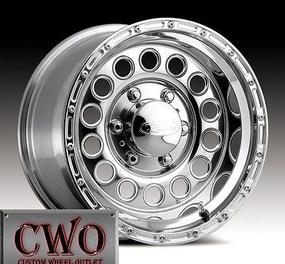 16 Polished Raceline Rock Crusher Wheels 8x170 8 Lug Ford F 250 F 350