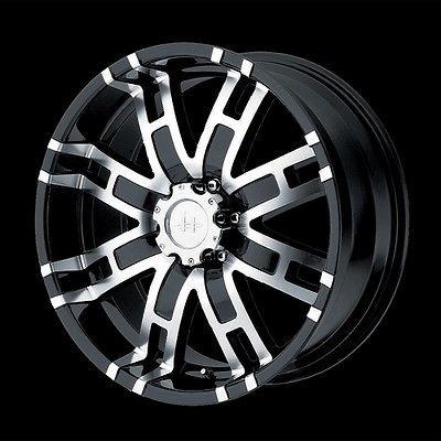 17 inch Black Truck Wheels Rims 8 Lug Ford F F250 F350 8 x 6.5 SET of