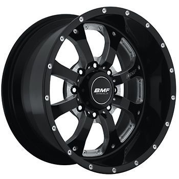 18x9 Black BMF Novakane 8x180 +0 Rims Toyo Open Country MT 33X12