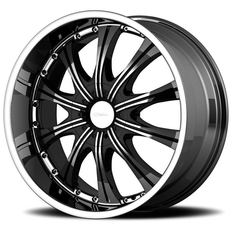 22 inch Diamo 30 karat black wheels rims 5x120 +35