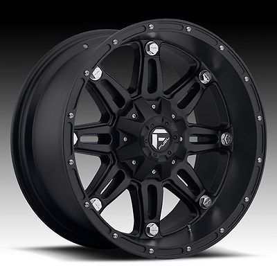 18 FUEL HOSTAGE BLACK RIMS & 35X12.50X18 NITTO TRAIL GRAPPLER WHEELS