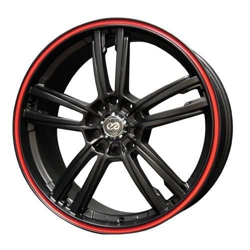 18 ENKEI KLAMP BLACK RIMS WHEELS 18x7.5 +45 5x114.3 ACCORD MAZDA 3