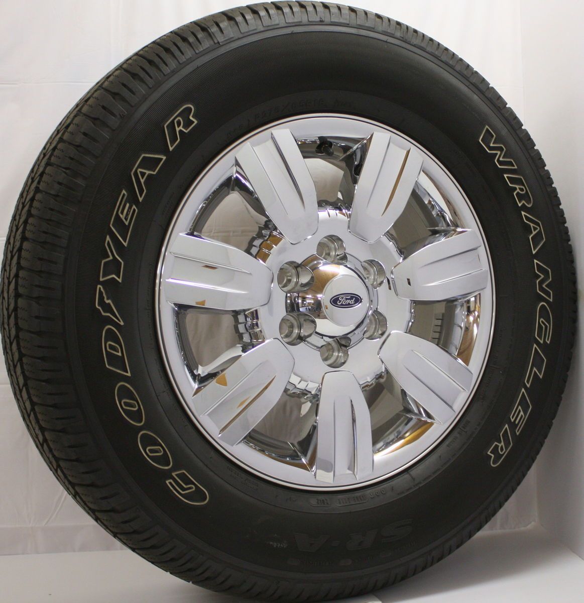 2013 Ford F150 Expedition Chrome Clad 18 Wheels Rims Tires Lugs New