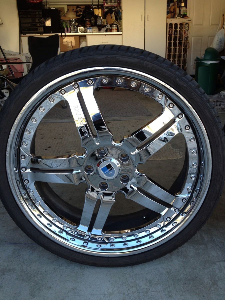 22 asanti Rims AF 135 with Tires 3 Piece Rims