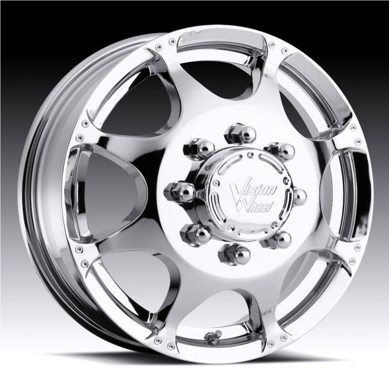 715 CRAZY EIGHTZ CHROME FORD F 250 F 350 DUALLY 1999 2007 WHEELS RIMS