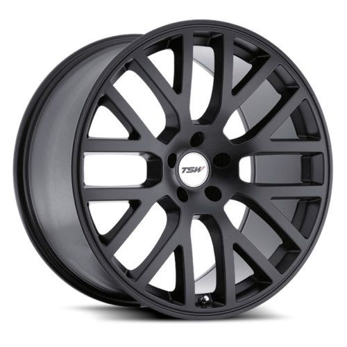 17 TSW Donington Black Rims Wheels 17x8 42 5x114 3