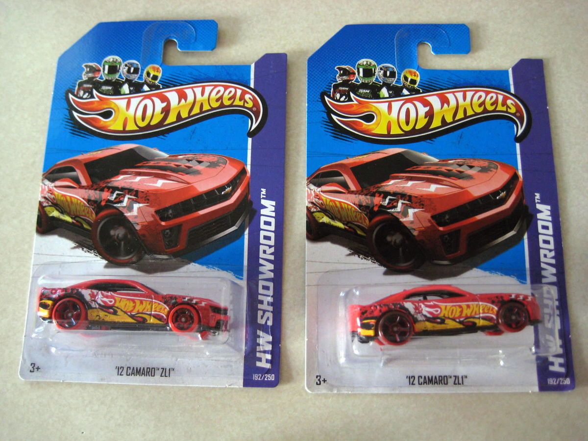 2013 Hot Wheels HW Showroom 12 Camaro ZL1 Wheel Variation