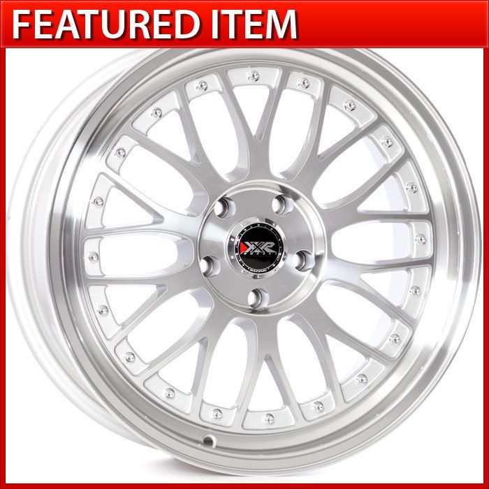 18 18x8.5 5x114.3 +25 MACHINED/SILVER WHEELS RIMS IS300 G35 350Z CAMRY