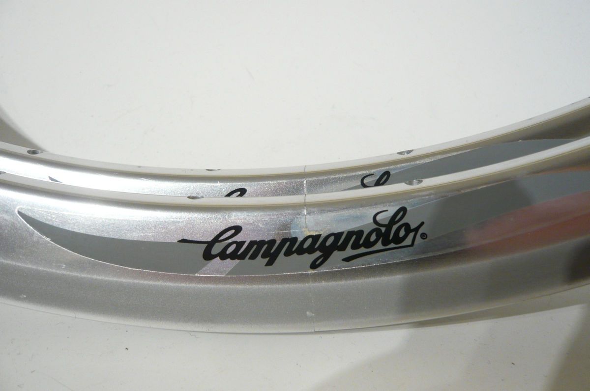 Campagnolo Atlanta 96 700C 32holes shiny silver clincher rims set NOS