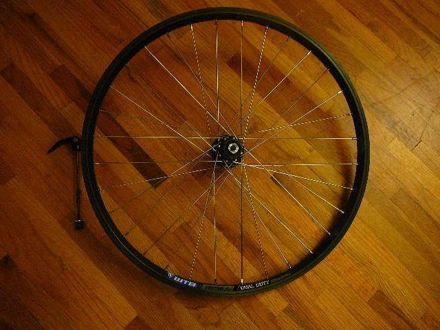 WTB Dual Duty Black 26 32 Hole Rim 6 Bolt Disc 8 9 Speed Rear Wheel w