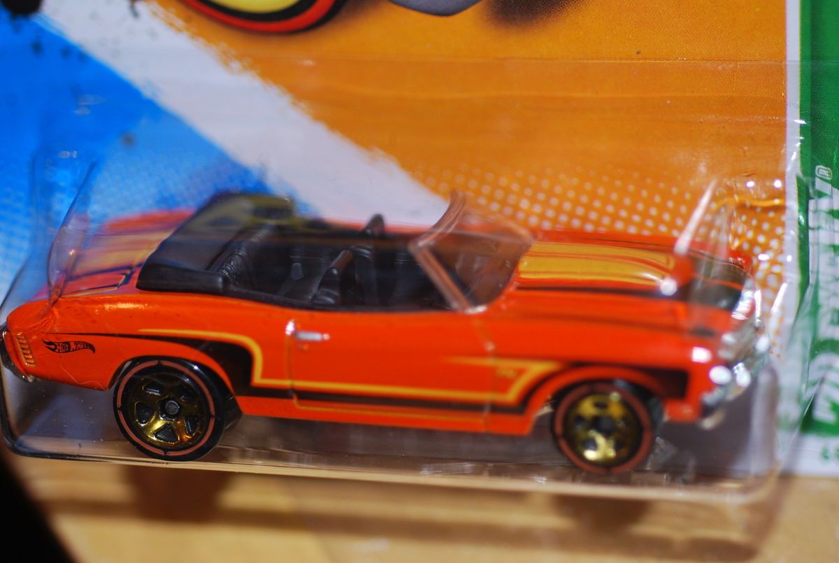 2012 Hot Wheels 1970 Chevy Chevelle Convertible Treasure Hunt Orange