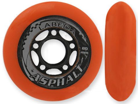 Labeda Gripper Asphalt Outdoor Wheels Orange Lot of 8 New