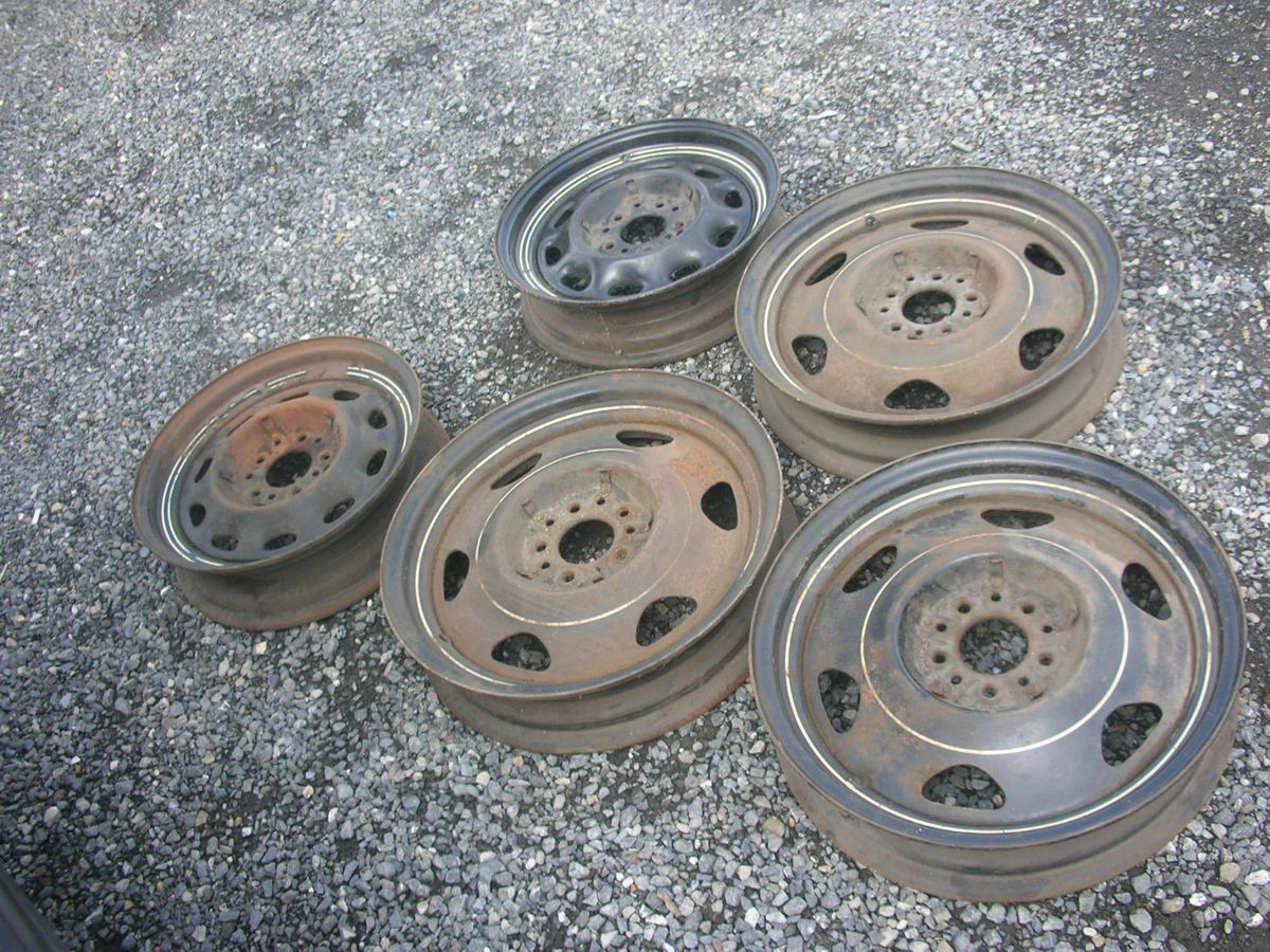 Vintage Ford Chrysler Rat Rod Nastalgic Hot Rod Rims