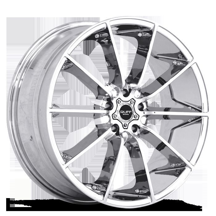  x10 Ruff Racing R943 Chrome 5x120 w 45 Et R943KP5H45C72 Rims