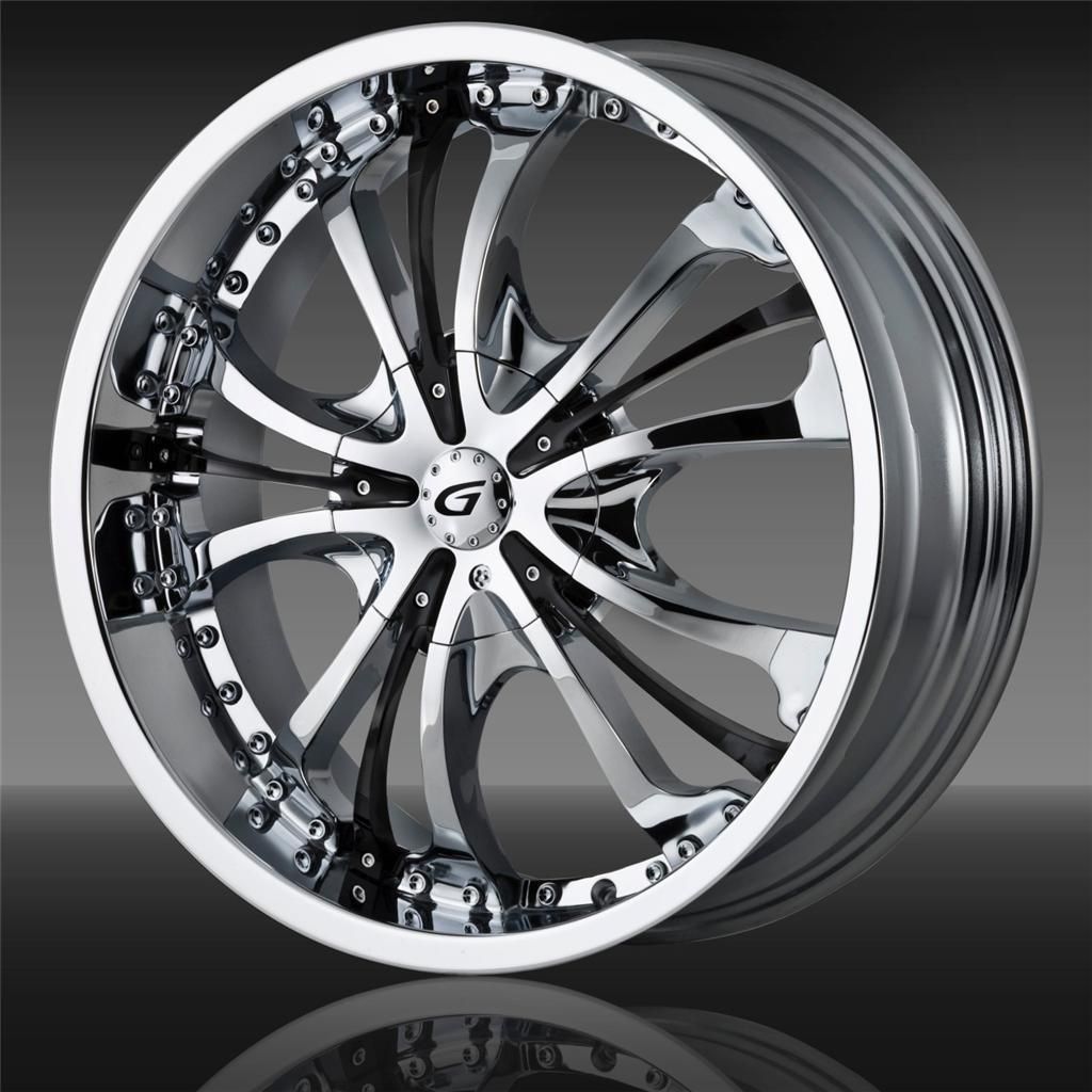 18 inch Gianna Momentum Chrome Wheel Rim 5x120 Z3 Z4 x3 x5 x6 Lacrosse