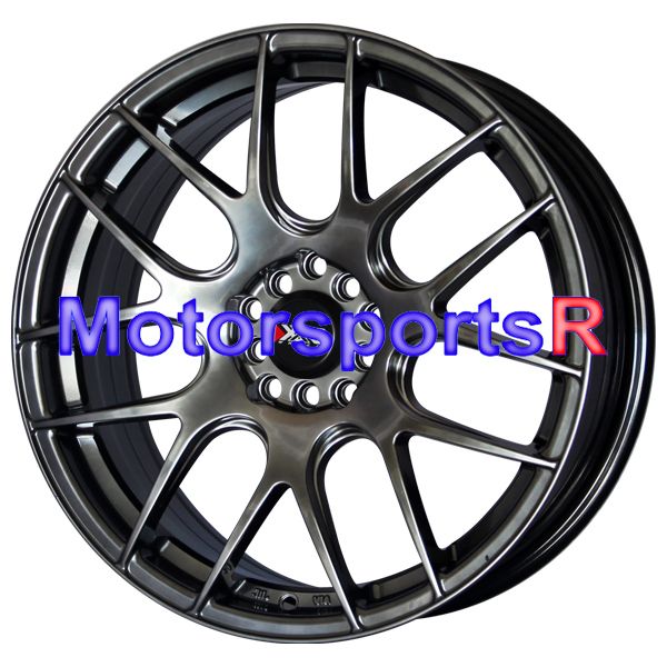 Chromium Black Concave Wheels Rims 03 Acura TL CL 04 TSX 06 RSX
