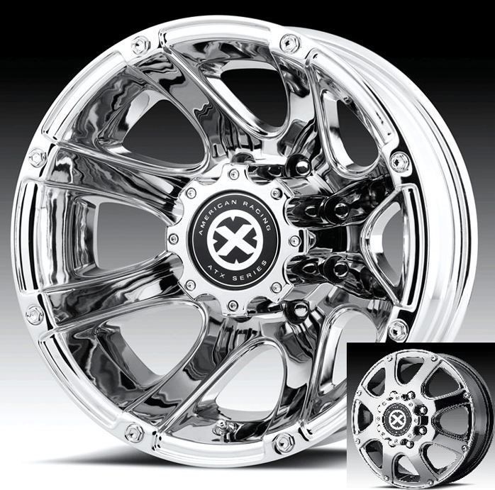 American Racing AX189 8x170 F250 F350 99 07 Wheels Rims Dually