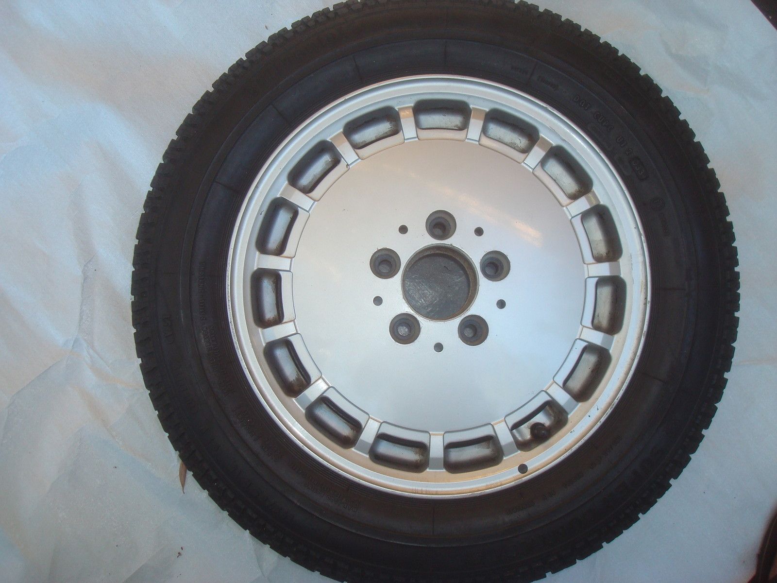 Mercedes W124 Spare Alloy Wheel Rim Tire 1244010702 6 5JX15H2 195 65