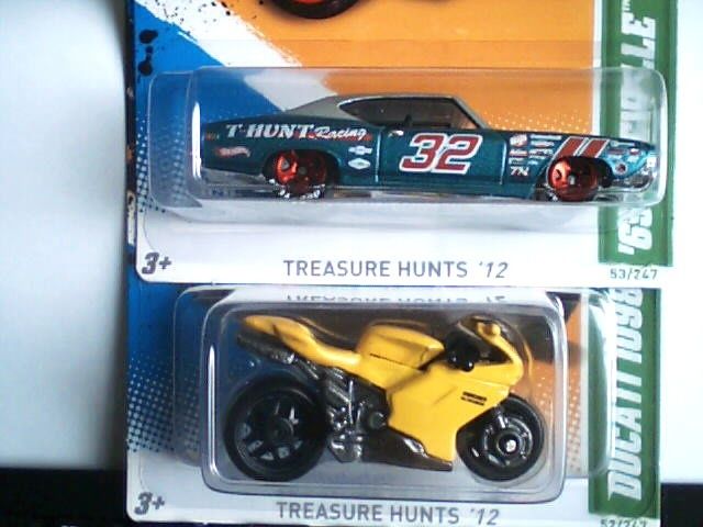 Hot Wheels 69 Chevelle SS 396 with Ducati 1098 Treasure Hunts 2012 T