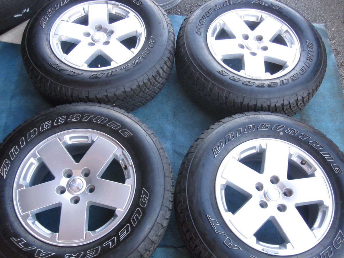 18 Jeep Wrangler Rubicon Sahara Sport Wheels Rims Tires